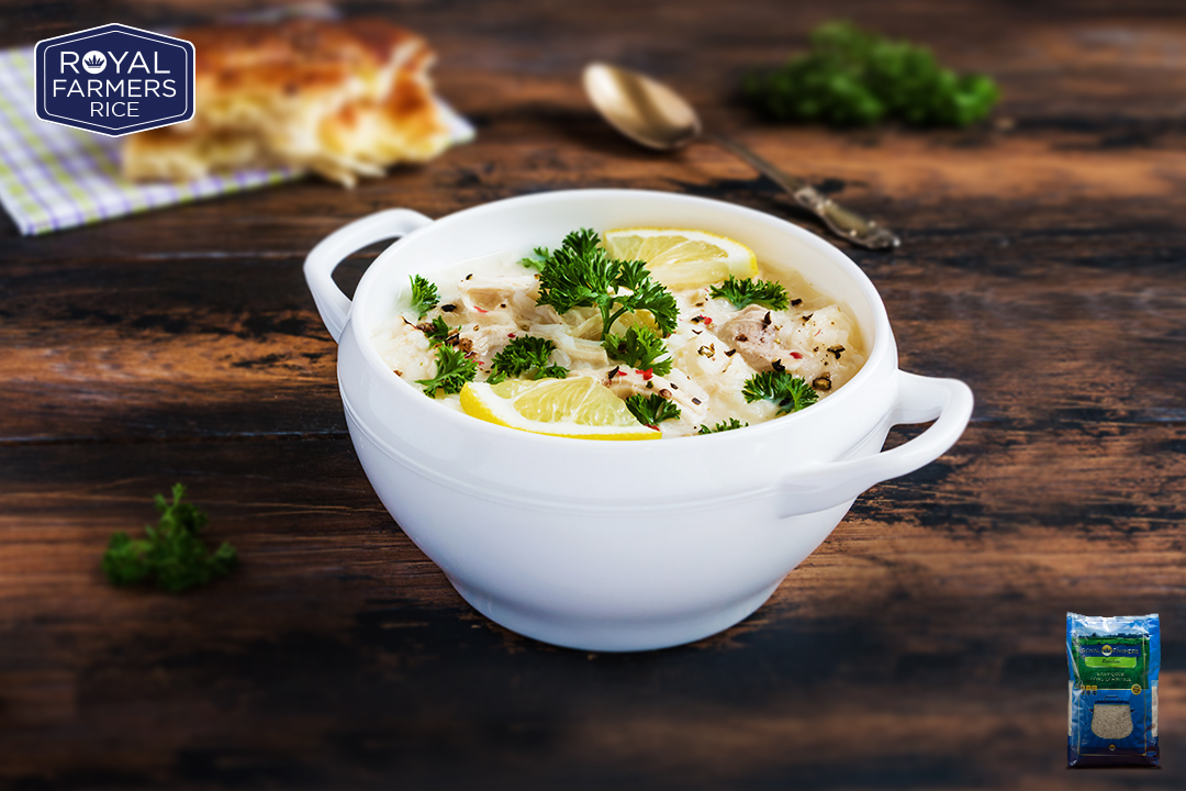 Lemon Chicken and Rice Soup