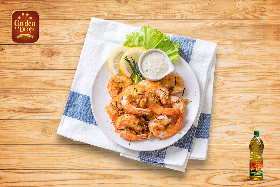 Deep-Fried Salty Shrimp