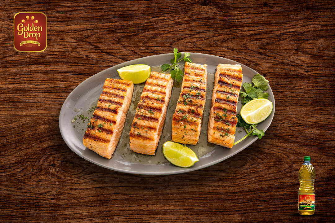 Honey Garlic Glazed Salmon