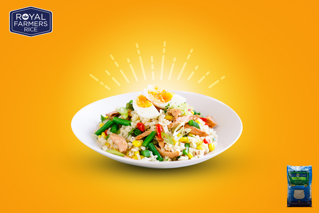 Salmon Egg-Fried Rice